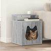 vidaXL Katt hus Gr&aring; Sonoma 42,5 x 40 x 53,5 cm Konstruerat tr&auml;
