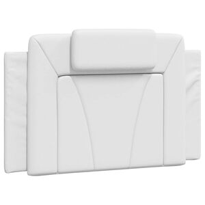 vidaXL Headboard Cushion "Viana" White 80 cm Faux Leather
