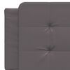 vidaXL Bed Frame without Mattress "Zadar" Grey 160x200 cm Faux Leather