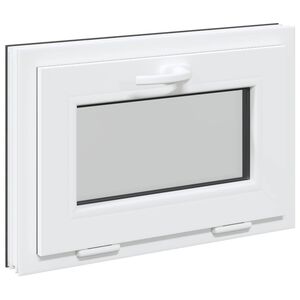 vidaXL K&auml;llarf&ouml;nster RISOR 60 x 40 cm PVC och glas Antracit
