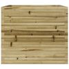 vidaXL Odlingsl&aring;da 80x80x68,5 cm impregnerat furu