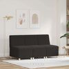vidaXL Modulsofa utan armst&ouml;d 3 pcs M&ouml;rkgr&aring; 55 x 74 x 82 cm