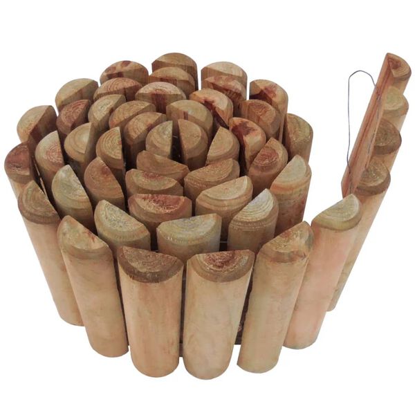 vidaXL Rabattkant impregnerad furu 250x30 cm