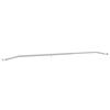 vidaXL Tarpaulinbracket f&ouml;r sl&auml;p Silver 136-218 cm
