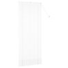 vidaXL Persienner med gardiner Vit 220 x 85 cm Aluminium