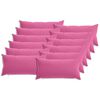 vidaXL Kudde 12 st HEERLEN Rosa 40 x 80 cm Polyester