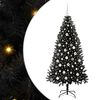 vidaXL Julgran Svart 180 cm PVC