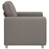 vidaXL Soffa 59cm Taupe tyg