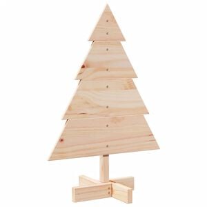 vidaXL Julgran tr&auml; 70 cm massivt tr&auml;