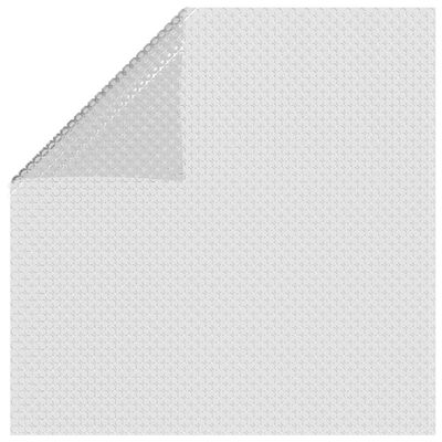 vidaXL Värmeduk för pool PE 975x488 cm grå