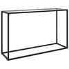 vidaXL Konsolbord transparent 120x35x75 cm h&auml;rdat glas
