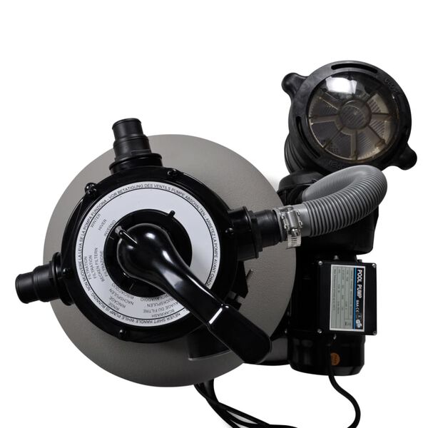 vidaXL Sandfilterpumpar 2 st 600 W 17000 l/tim