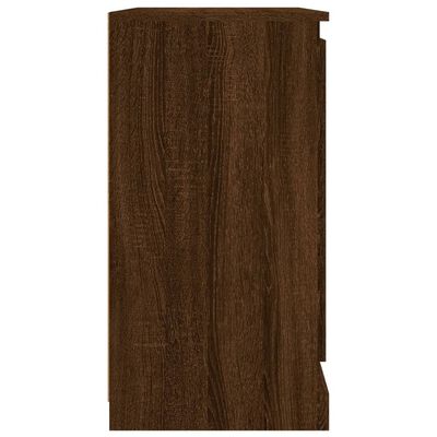 vidaXL Skänk brun ek 70x35,5x67,5 cm konstruerat trä