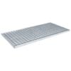 vidaXL Galler Silver 80 x 40 x 2 cm Varmf&ouml;rzinkad st&aring;l