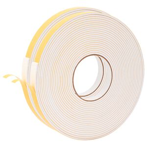 vidaXL Sj&auml;lvh&auml;ftande skumtape 2 st Vit 10mm x 10m CR skum
