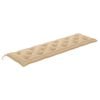 vidaXL Trädgårdsbänk med beige dyna 175 cm massiv teak