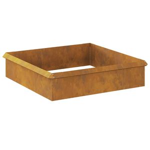 vidaXL Snigelstaket 8 pcs Rostig V&auml;derbest&auml;ndig st&aring;l