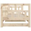 vidaXL B&auml;ddsoffa massiv furu 2x(90x200) cm