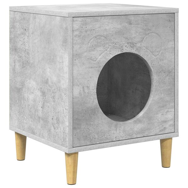 vidaXL Katt hus Betong 42,5 x 40 x 53 cm Konstruerat tr&auml;