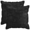 vidaXL Kudd&ouml;verdrag 6 st HOUTEN Antracit 35 x 35 cm Chenilletyg