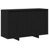 vidaXL Sideboard Svart Ek 120 x 41 x 75 cm Konstruerat tr&auml;