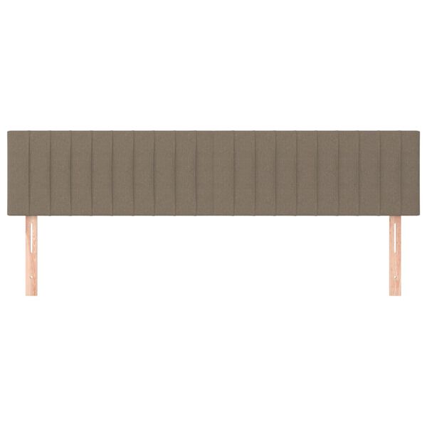 vidaXL S&auml;nggavlar taupe 160x5x78/88 cm tyg