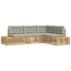 vidaXL 4 Stycke Utomhussoffset Polyester Vit