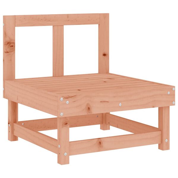 vidaXL Mittensoffa med dynor grantr&auml;