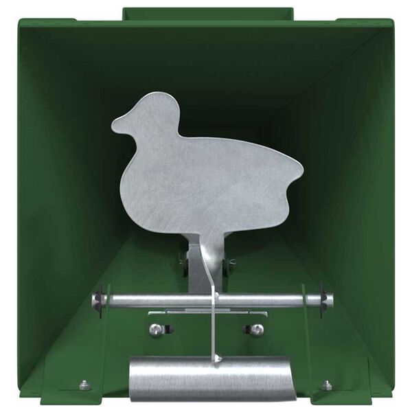 vidaXL Kulfång Grön 14 x 14 x 19 cm Stål