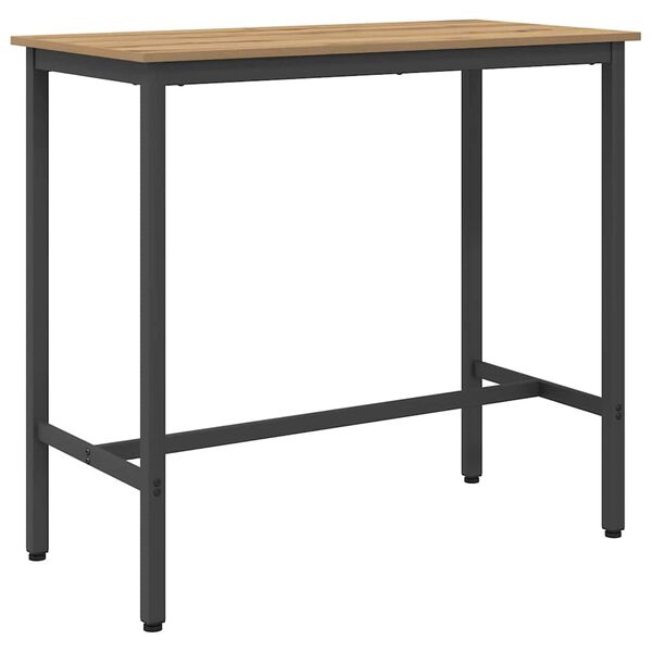 vidaXL bord Artisan Ek 100 x 50 x 90,5 cm Konstruerat tr&auml; och st&aring;l