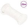 vidaXL B&aring;tlina helvit 5 mm 25 m polypropylen