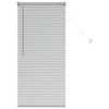 vidaXL Persienner Silver 130 x 65 cm Aluminium