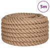 vidaXL Juterep 1 mm Naturlig 100% Tossa jute