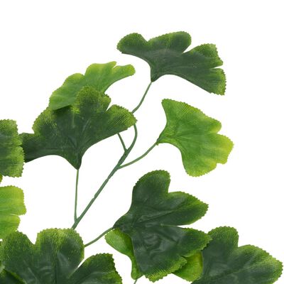 vidaXL Konstgjorda blad ginkgo 10 st grön 65 cm