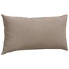 vidaXL Sofakuddar 2 pcs Taupe 80 x 40 cm tyg