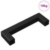 vidaXL M&ouml;belhandtag 530 pcs Svart 105 x 12 x 36 mm J&auml;rn