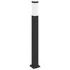 vidaXL Pollare med sensor 80 cm svart IP44