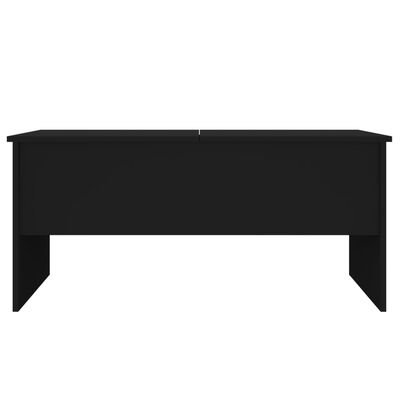 vidaXL Soffbord svart 102x50,5x46,5 cm konstruerat trä