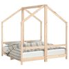 vidaXL S&auml;ngram f&ouml;r barns&auml;ng 2x(70x140) cm massiv furu