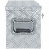 vidaXL Förvaringslåda aluminium 61,5x26,5x30 cm silver