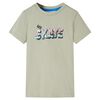 T-shirt f&ouml;r barn ljus khaki 92