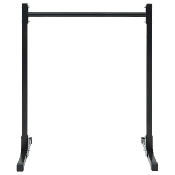 vidaXL Dipstationer 2 pcs Svart 109 x 90 x 105 cm Pulverlackerad stål