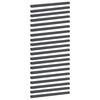 vidaXL Topprofil f&ouml;r rabattkant 20 st 100 x 5 x 5 cm St&aring;l Antracit