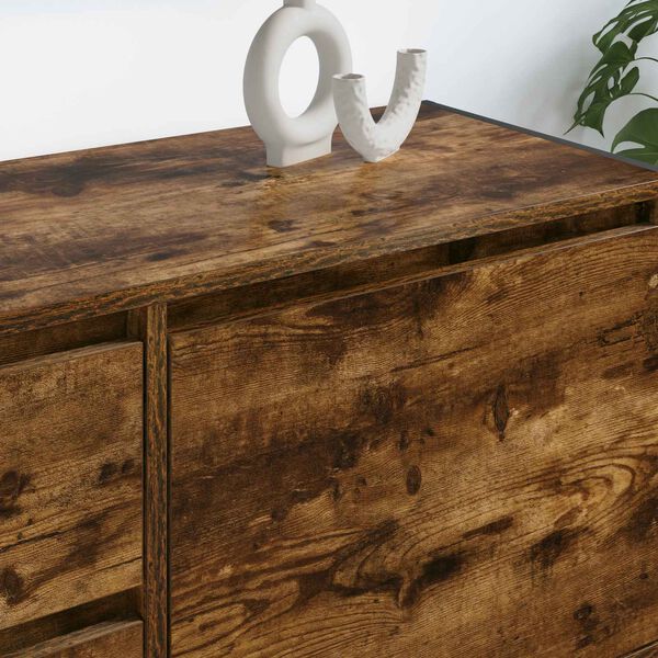 vidaXL TV-sk&aring;p med l&aring;da R&ouml;kek 100 x 36 x 49.5 cm Konstruerat tr&auml;