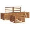 vidaXL Utomhussoffset Naturf&auml;rg 59 x 59 x 37 cm Massivt Akaciatr&auml;