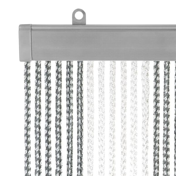 Travellife Insektsgardin f&ouml;r d&ouml;rr Korda 190x60 cm gr&aring; och vit