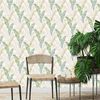 DUTCH WALLCOVERINGS Tapet tropiska blad gr&aring; och gr&ouml;n