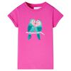T-shirt f&ouml;r barn m&ouml;rk rosa 104