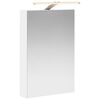 vidaXL Badrumsspegelsk&aring;p Vit 40 x 10,5 x 60,5 cm Konstruerat tr&auml;