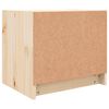 vidaXL Sängbord 2 st 40x31x35,5 cm massiv furu